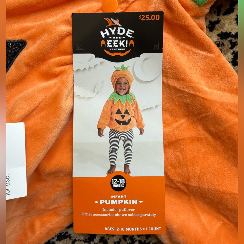 Pumpkin costume (12-18 months) (NWT) - Picture 6 of 13